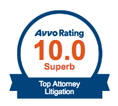 avvo superb litigation attorney logo